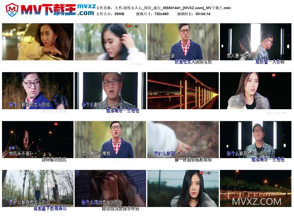 大哲-别伤女人心_国语_流行_MB501441